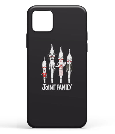 A front-on view of soft silicone phone case with a colorful design.