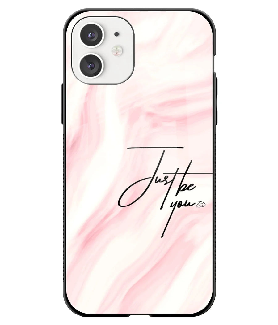 Just Be You Glass Case