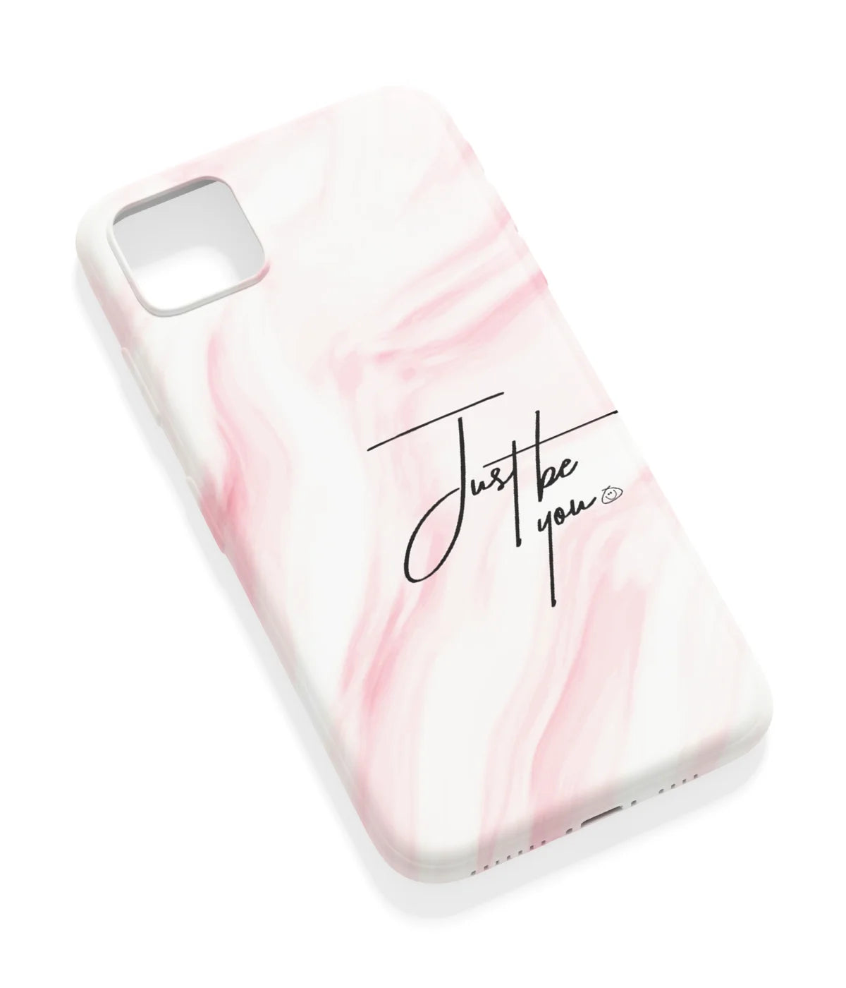 An angled view of a soft silicone case featuring a vibrant design.
