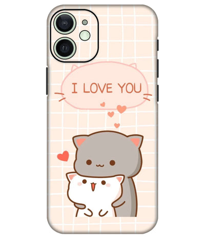 Image of a phone case featuring a mobile skin with a graphic design.