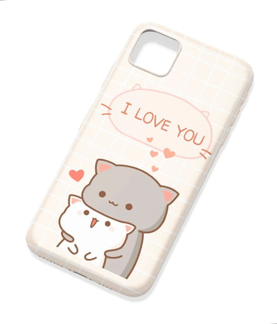 An angled view of a soft silicone case featuring a colorful design.