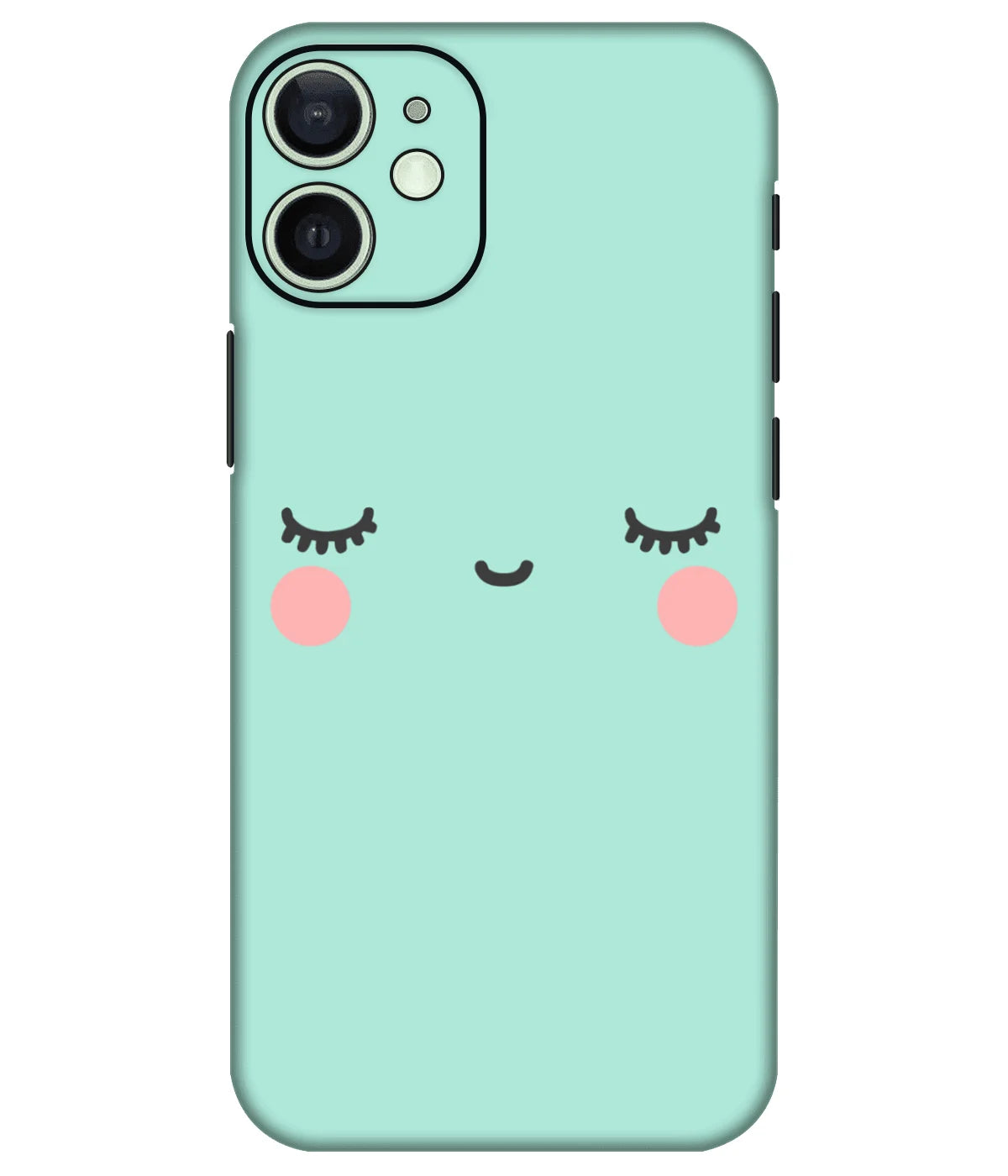 Image of a phone case featuring a mobile skin with a graphic design.