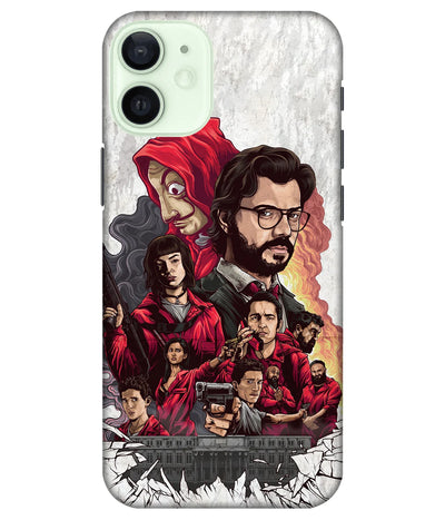 A product shot of a slim hard case with a colorful design.