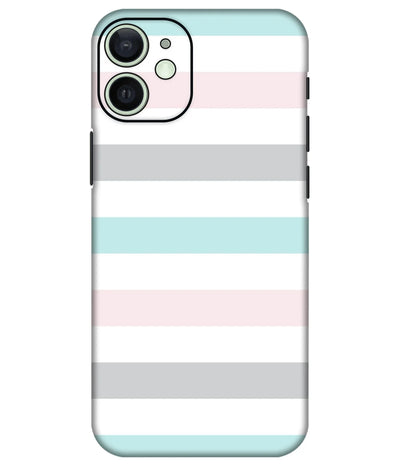Image of a phone case featuring a mobile skin with a graphic design.