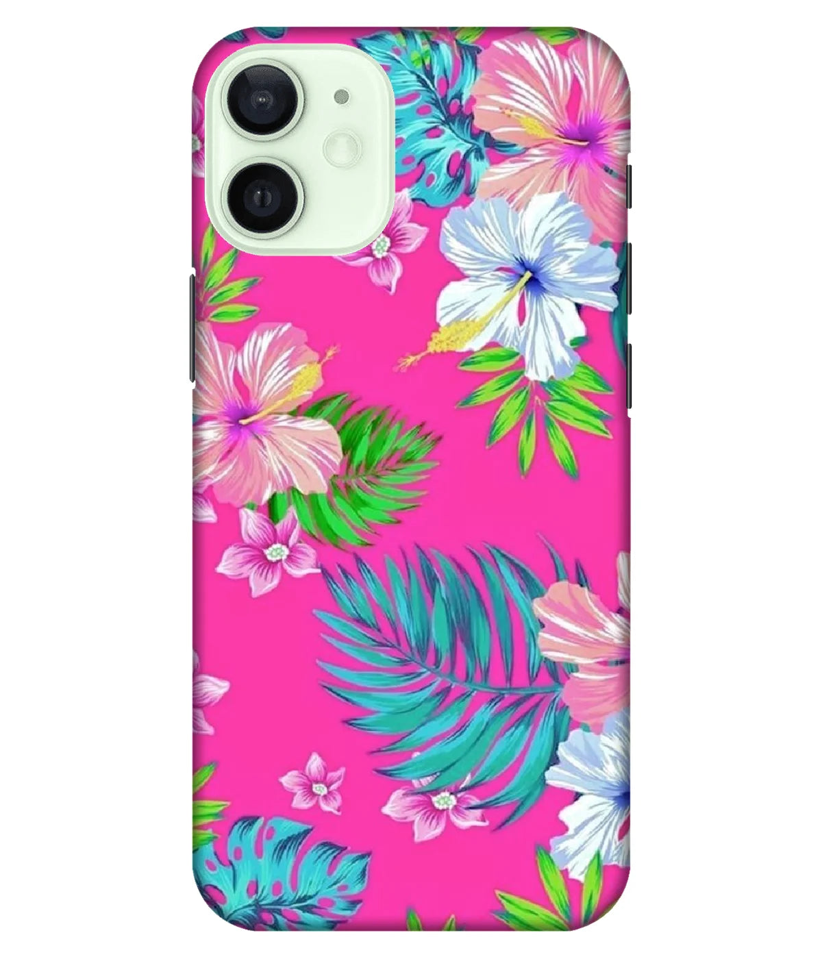 A product shot of a slim hard case with a colorful design.
