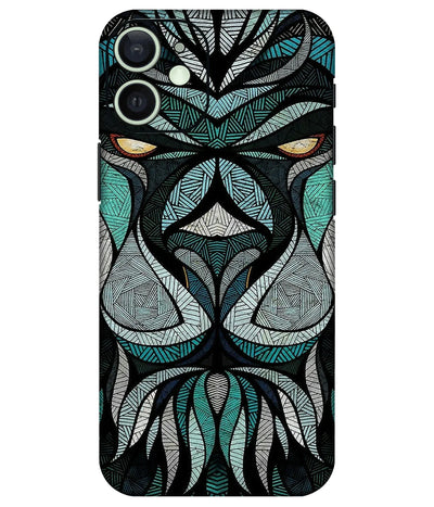 Image of a phone case featuring a mobile skin with a graphic design.