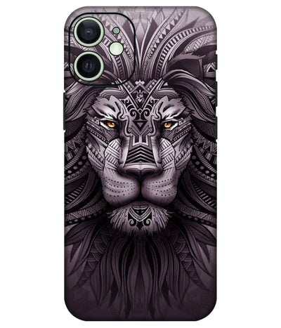 Image of a phone case featuring a mobile skin with a graphic design.