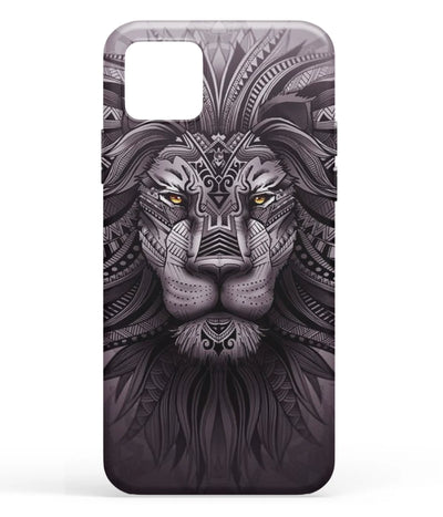 A front-on view of soft silicone phone case with a colorful design.