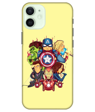 A product shot of a slim hard case with a colorful design.