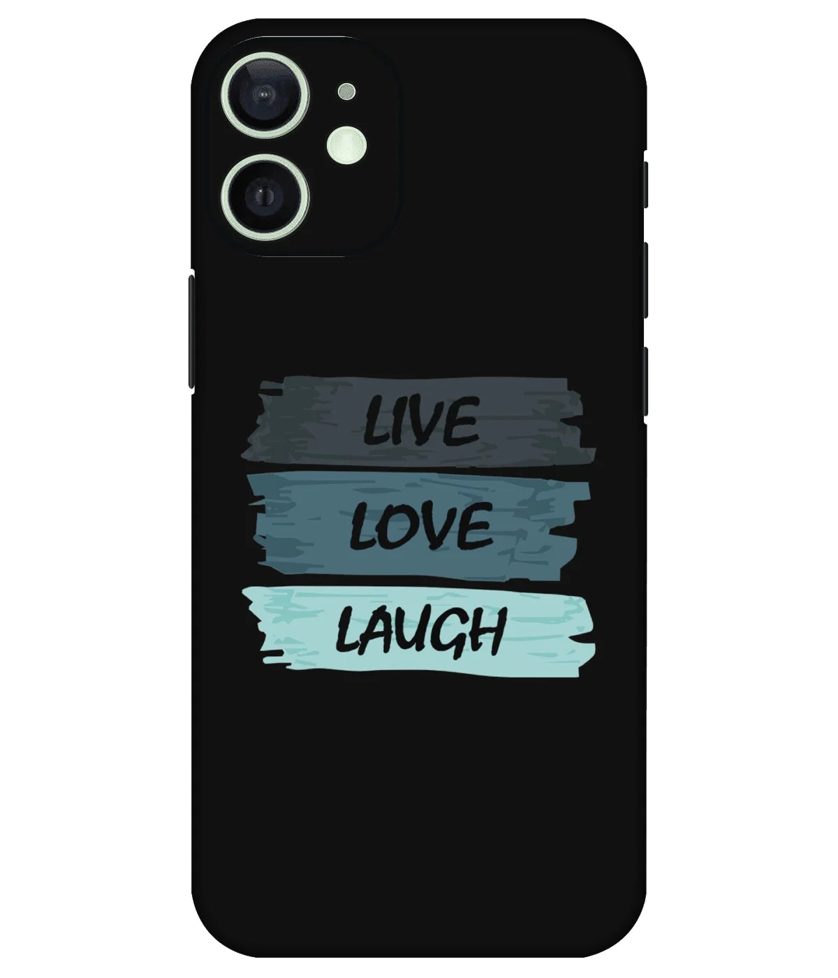 Image of a phone case featuring a mobile skin with a graphic design.