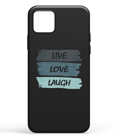 A front-on view of soft silicone phone case with a colorful design.