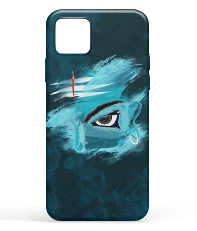 A front-on view of soft silicone phone case with a colorful design.