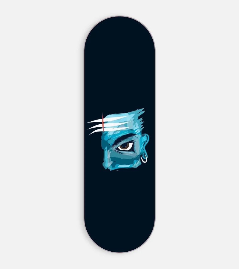 Lord Shiva Face Artwork Phone Grip Slider