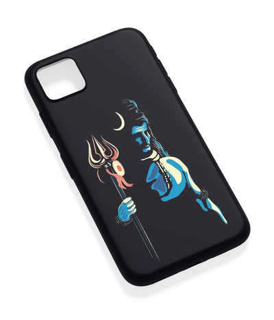 An angled view of a soft silicone case featuring a vibrant design.