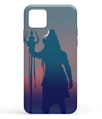 A front-on view of soft silicone phone case with a colorful design.
