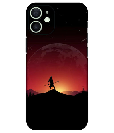 Image of a phone case featuring a mobile skin with a graphic design.