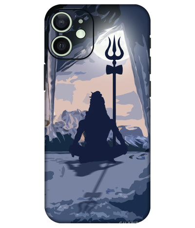 Image of a phone case featuring a mobile skin with a graphic design.