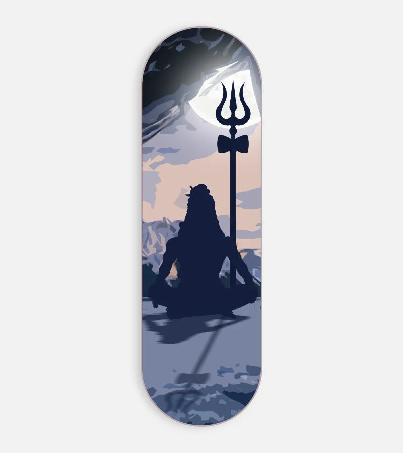 Lord Shiva Silhouette Phone Grip Slider