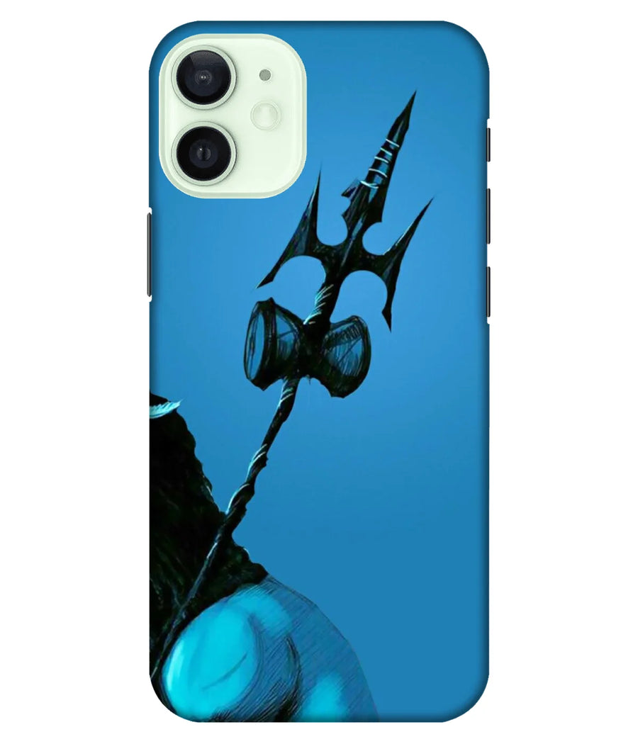 Lord Shiva Trishul Blue Slim Hard Case