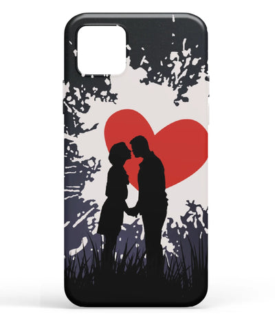 A front-on view of soft silicone phone case with a colorful design.