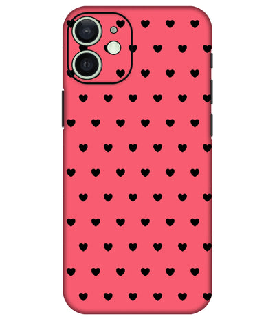 Image of a phone case featuring a mobile skin with a graphic design.