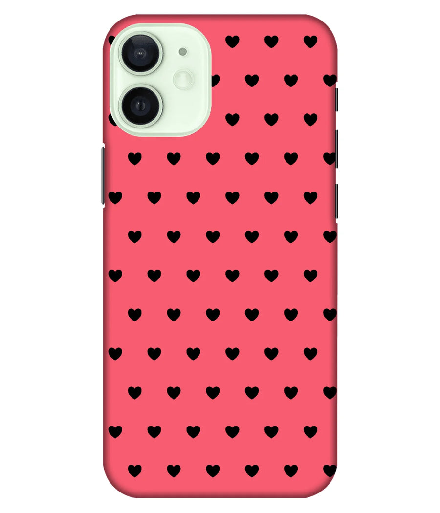 Love Emoji Pattern Slim Hard Case