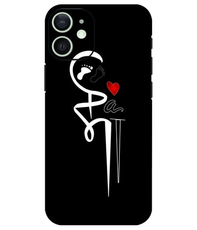 Image of a phone case featuring a mobile skin with a graphic design.
