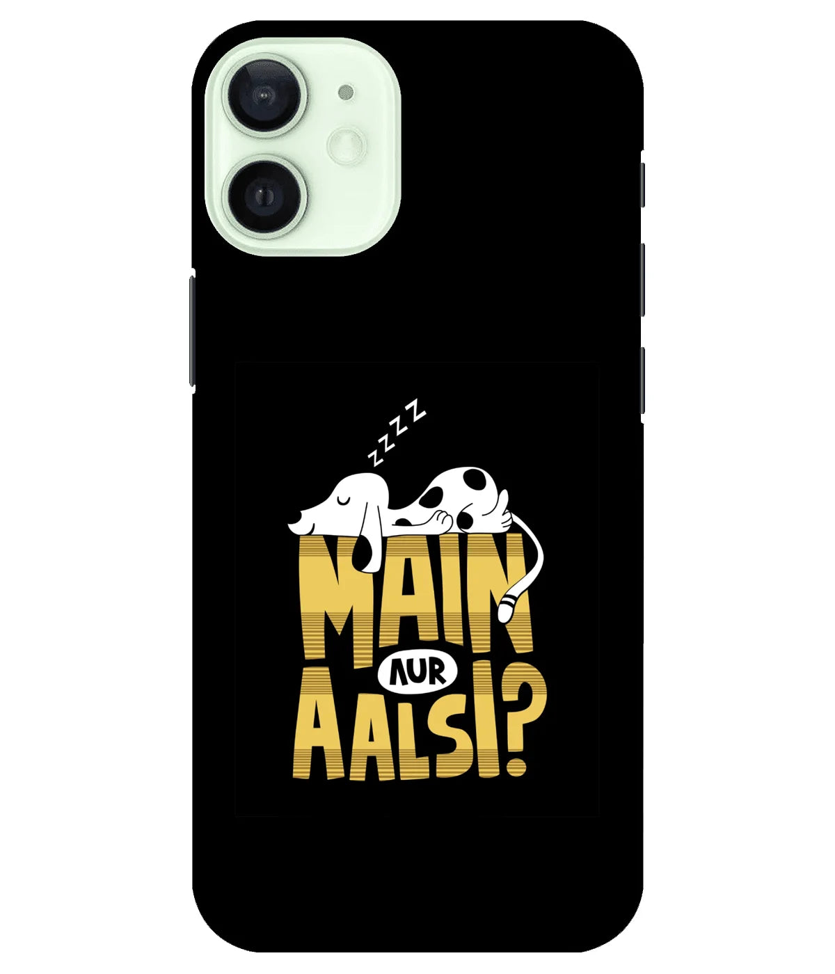 A product shot of a slim hard case with a colorful design.