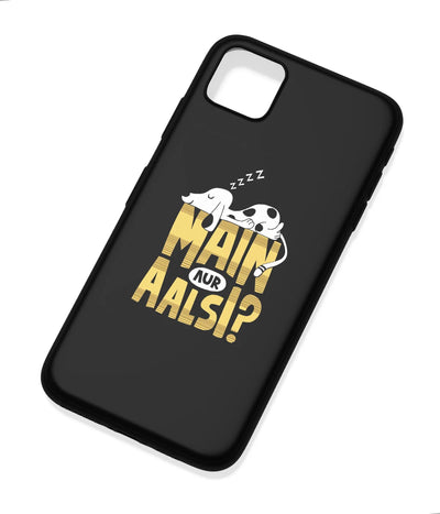 An angled view of a soft silicone case featuring a colorful design.