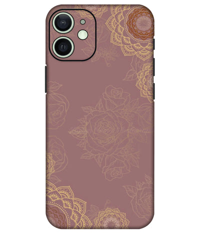 Image of a phone case featuring a mobile skin with a graphic design.