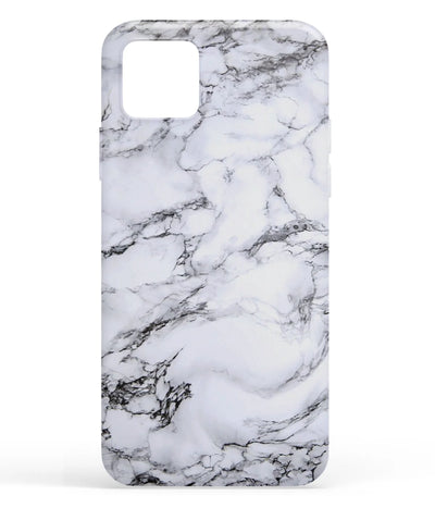 A front-on view of soft silicone phone case with a colorful design.