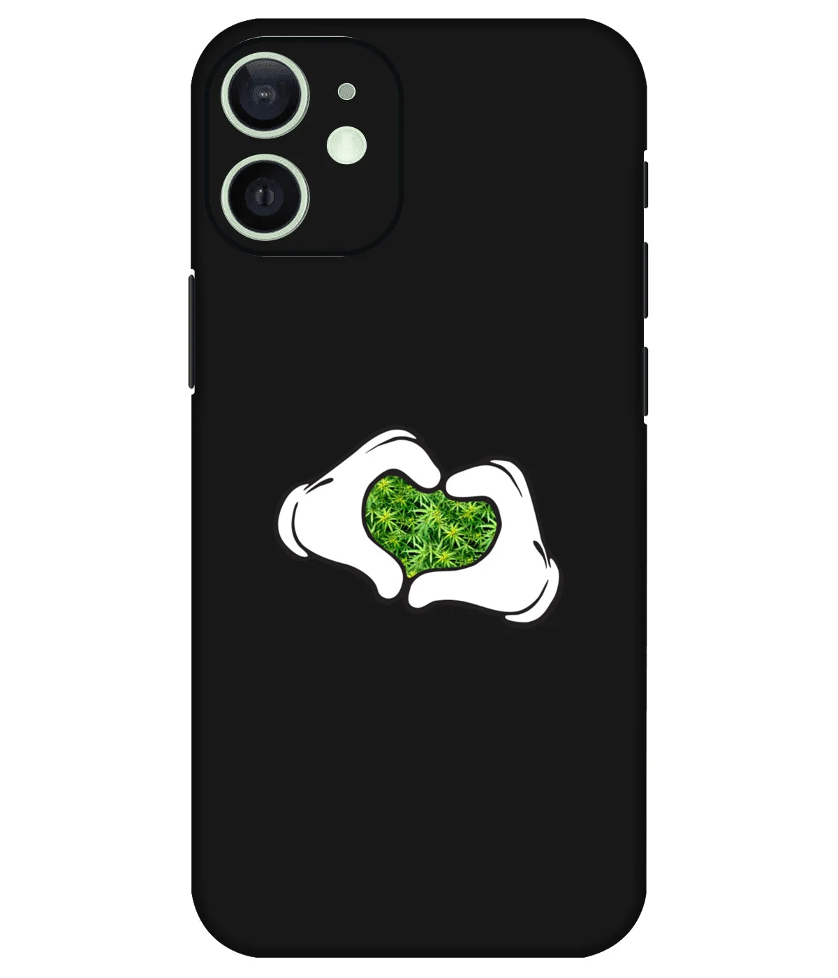 Image of a phone case featuring a mobile skin with a graphic design.