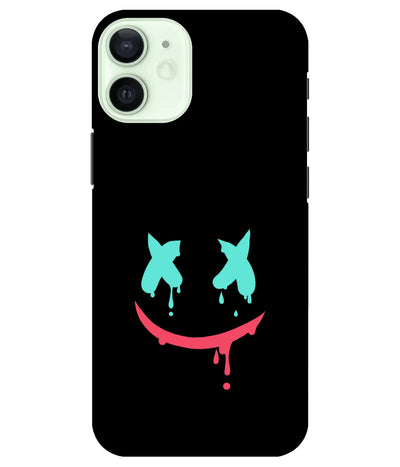 A product shot of a slim hard case with a colorful design.