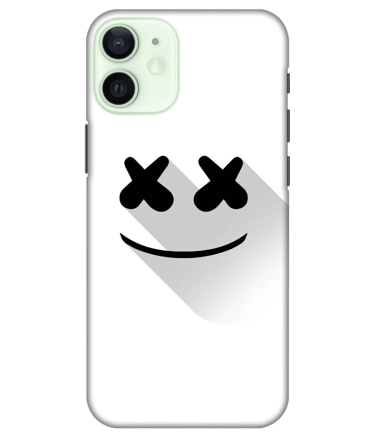 A product shot of a slim hard case with a colorful design.