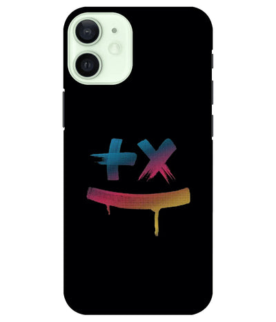 A product shot of a slim hard case with a colorful design.