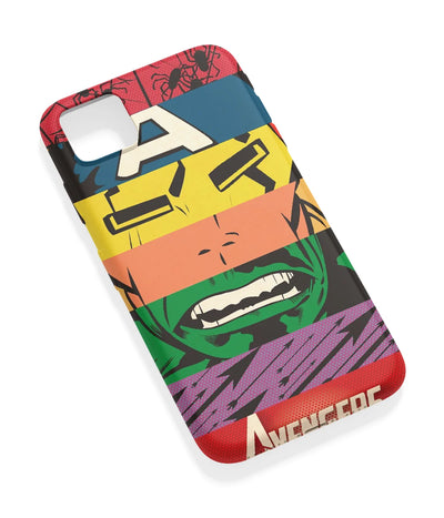 An angled view of a soft silicone case featuring a vibrant design.