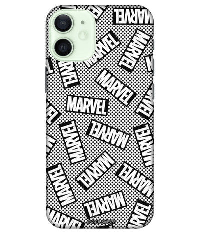A product shot of a slim hard case with a colorful design.