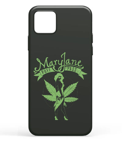 A front-on view of soft silicone phone case with a colorful design.