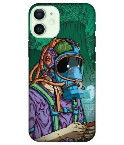 A product shot of a slim hard case with a colorful design.