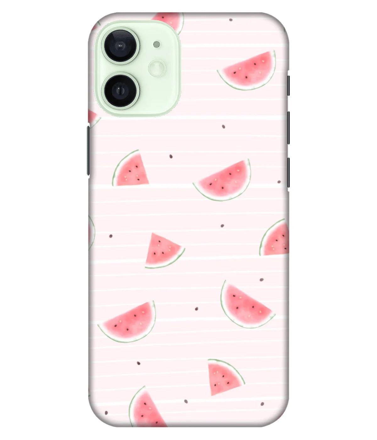 A product shot of a slim hard case with a colorful design.