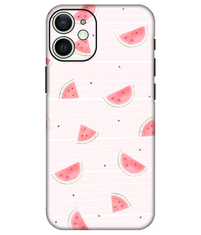 Image of a phone case featuring a mobile skin with a graphic design.