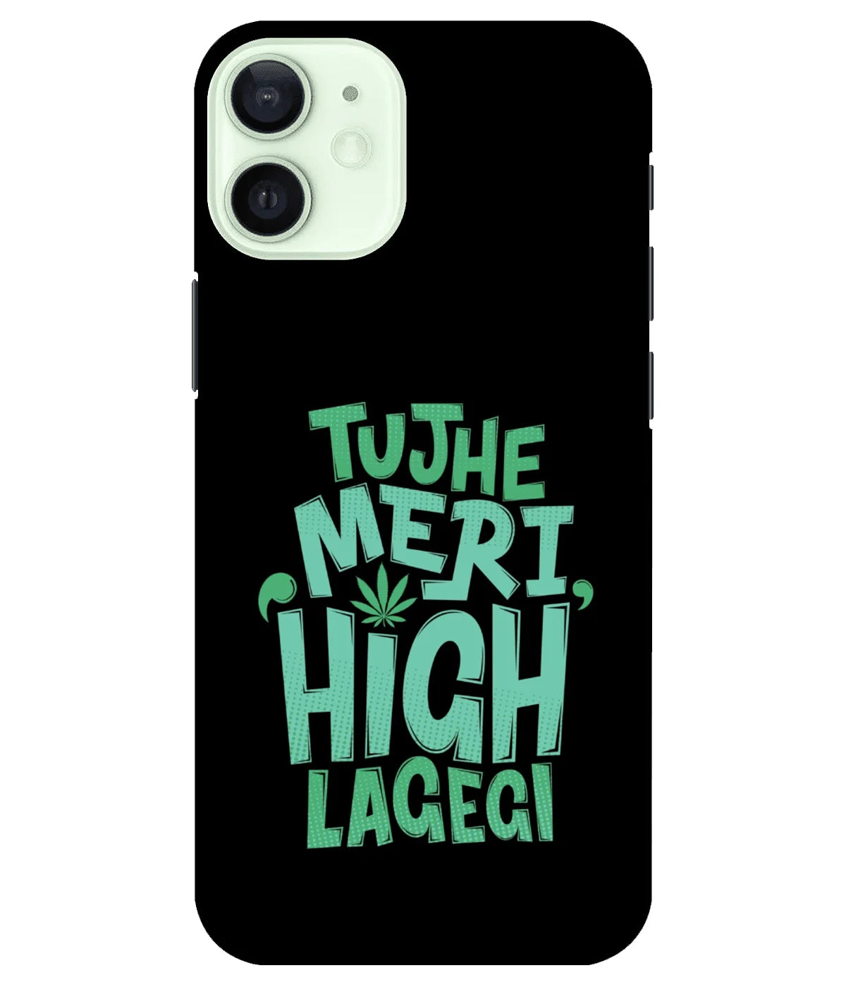 A product shot of a slim hard case with a colorful design.