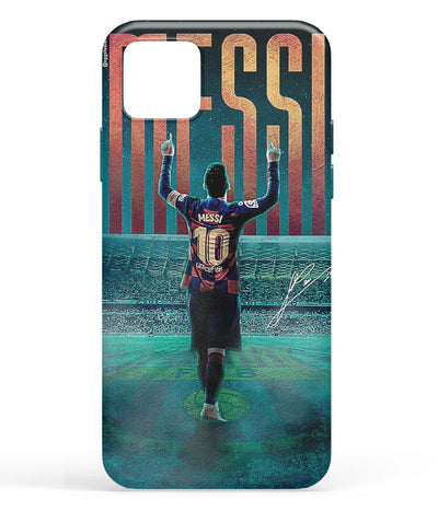 A front-on view of soft silicone phone case with a colorful design.
