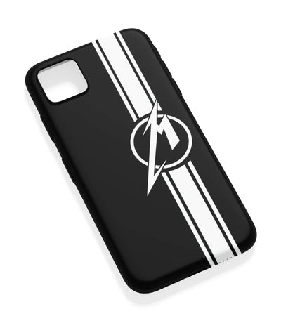 An angled view of a soft silicone case featuring a vibrant design.