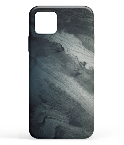 A front-on view of soft silicone phone case with a colorful design.