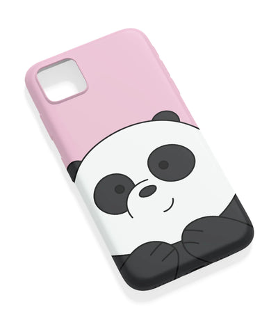 An angled view of a soft silicone case featuring a vibrant design.