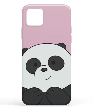 A front-on view of soft silicone phone case with a colorful design.
