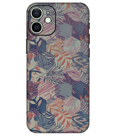 Image of a phone case featuring a mobile skin with a graphic design.