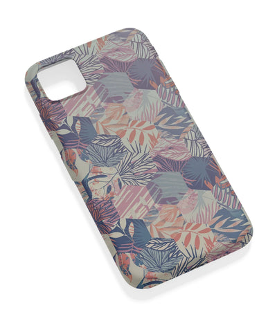 An angled view of a soft silicone case featuring a vibrant design.