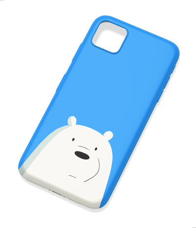 An angled view of a soft silicone case featuring a colorful design.